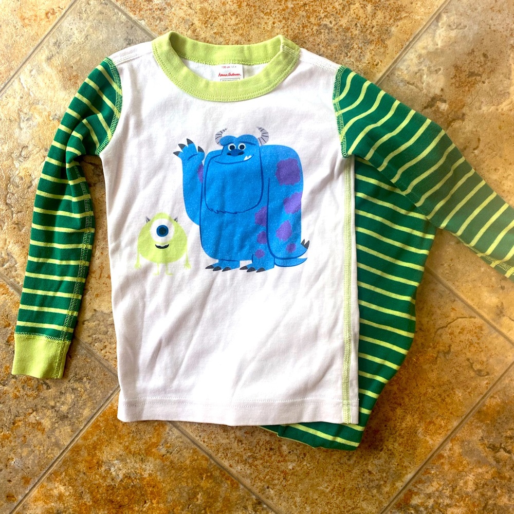 Hanna Andersson Mike and Sulley pajamas